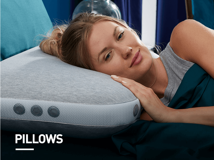 Woman resting on a pillow