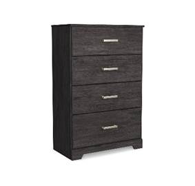 A black dresser with silver handles

AI-generated content may be incorrect.