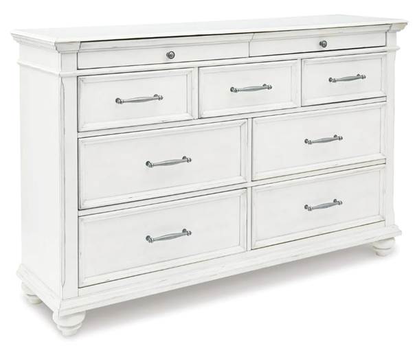 A white dresser with silver handles

AI-generated content may be incorrect.